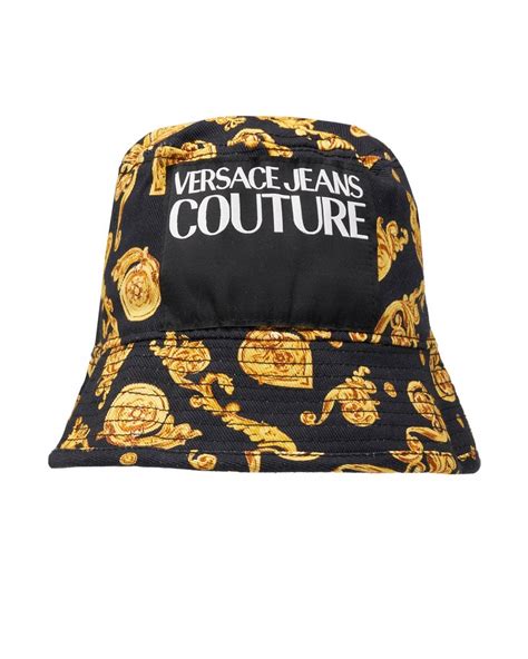 versace couture bucket hat|versace caps for men.